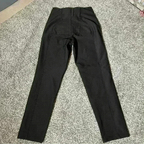 HFX Winter Tech Pants Women’s Small Black High Waisted Fleece Lined Side Zipper - Picture 15 of 16
